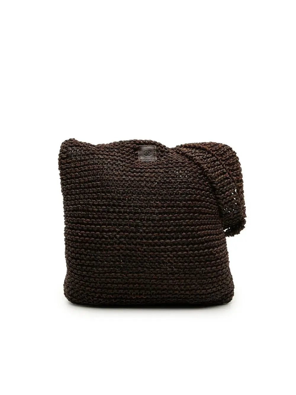 Chanel Cc Knitted Calfskin Shoulder Bag #358534C13B